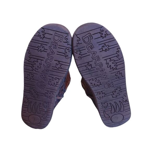 Bearpaw Brown Leopard Print Boots Size 7 - Picture 5 of 7